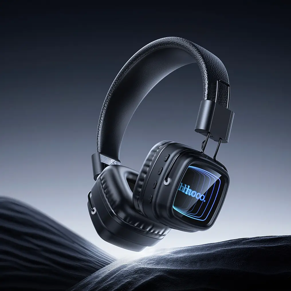 Bluetooth-Freisprecheinrichtung HOCO W72, A2DP, Schwarz