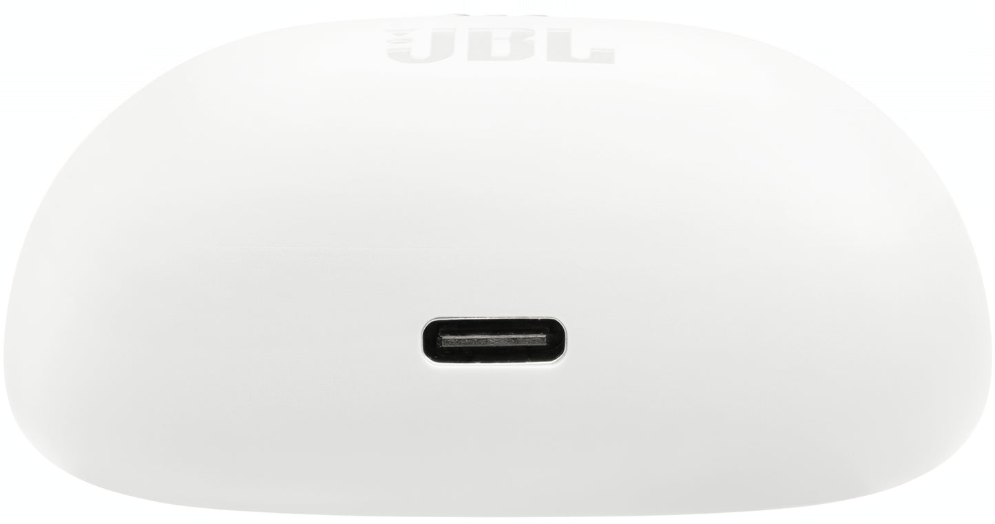 Bluetooth-Freisprecheinrichtung JBL Tune Beam 2, TWS, ANC, MultiPoint, Weiß JBLTBEAM2WHT