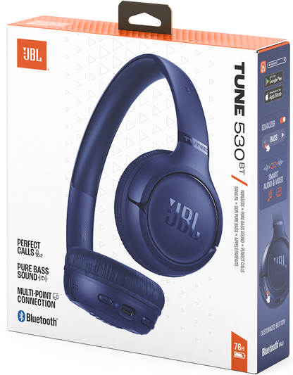 Bluetooth Handsfree JBL Tune 530BT, MultiPoint, A2DP, Blue JBLT530BTBLU