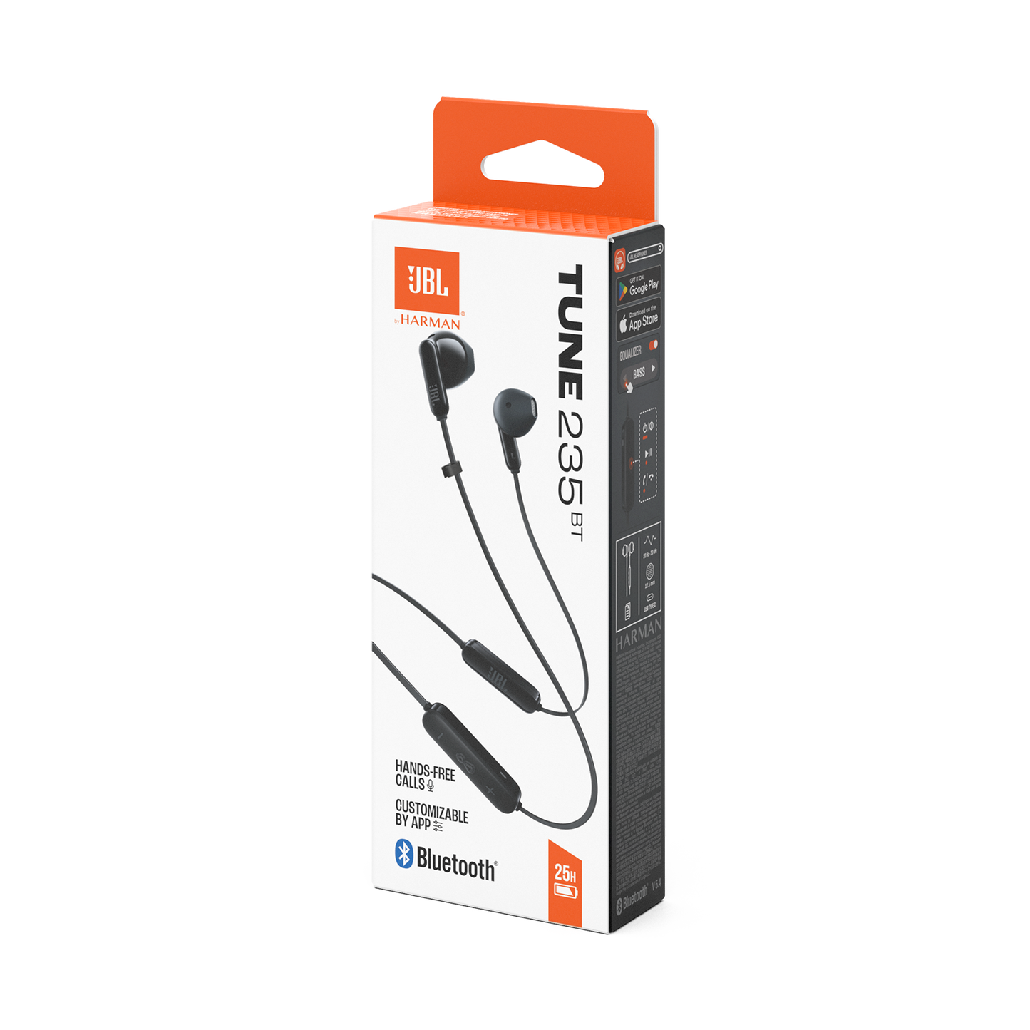 JBL Tune 235BT Bluetooth Handsfree, MultiPoint, A2DP, Black JBLT235BTBLK