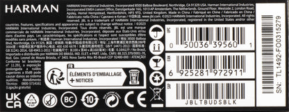 Handsfree Bluetooth JBL Tune Buds, TWS, ANC, Multipoint, Schwarz JBLTBUDSBLK