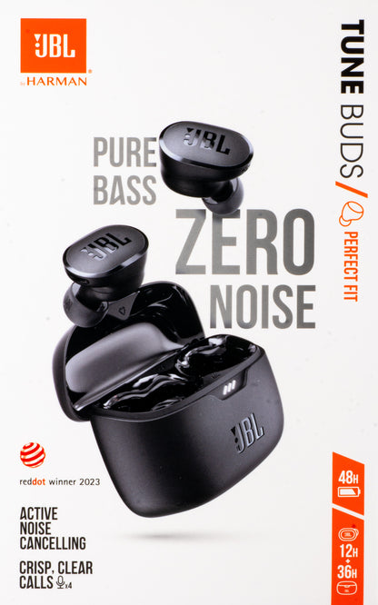 Handsfree Bluetooth JBL Tune Buds, TWS, ANC, Multipoint, Schwarz JBLTBUDSBLK