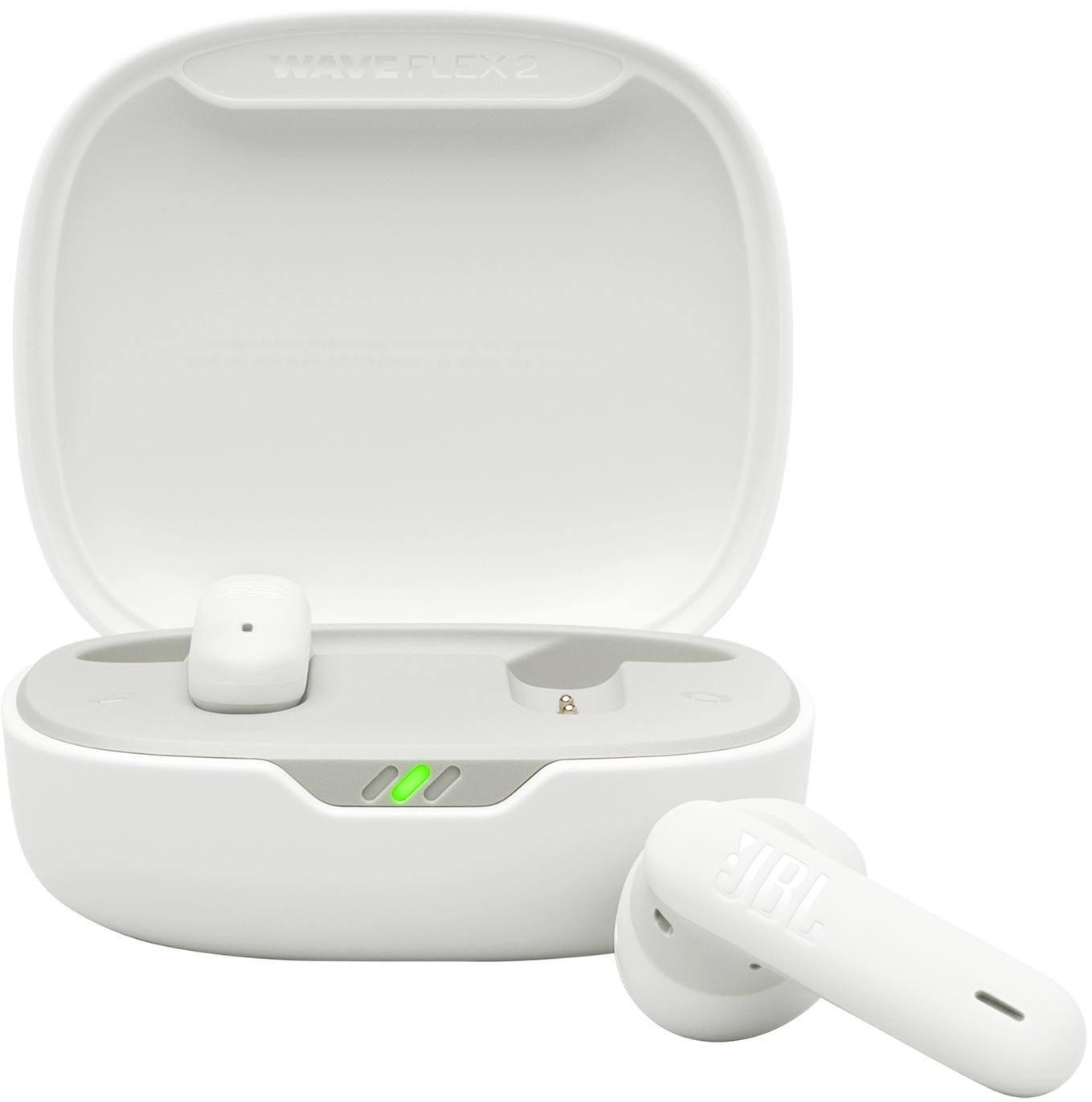 Handsfree Bluetooth JBL Wave Flex 2, TWS, ANC, MultiPoint, Weiß JBLWFLEX2WHT