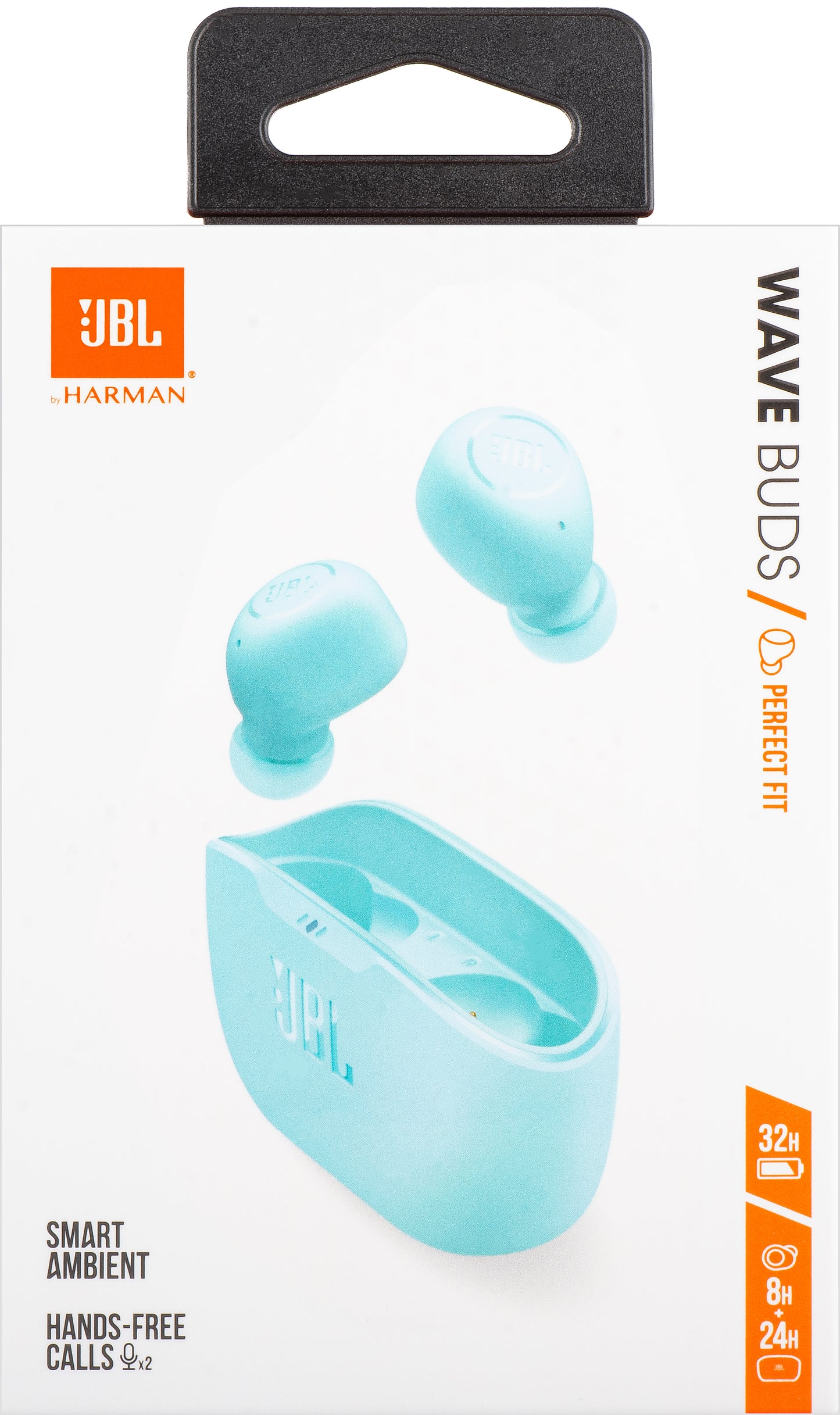 Freisprecheinrichtung Bluetooth JBL Wave Buds, TWS, Türkis JBLWBUDSMIT