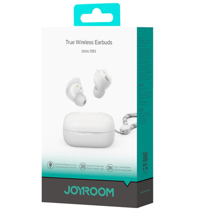 Bluetooth-Headset Joyroom Jdots JR-DB3, TWS, Weiß