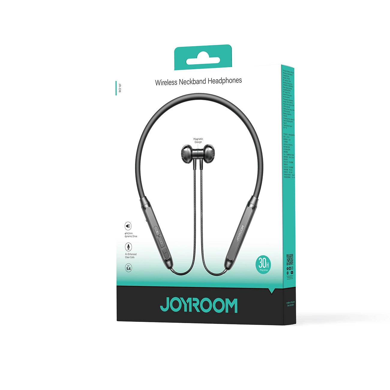 Bluetooth-Freisprecheinrichtung Joyroom JR-D8, A2DP, Schwarz