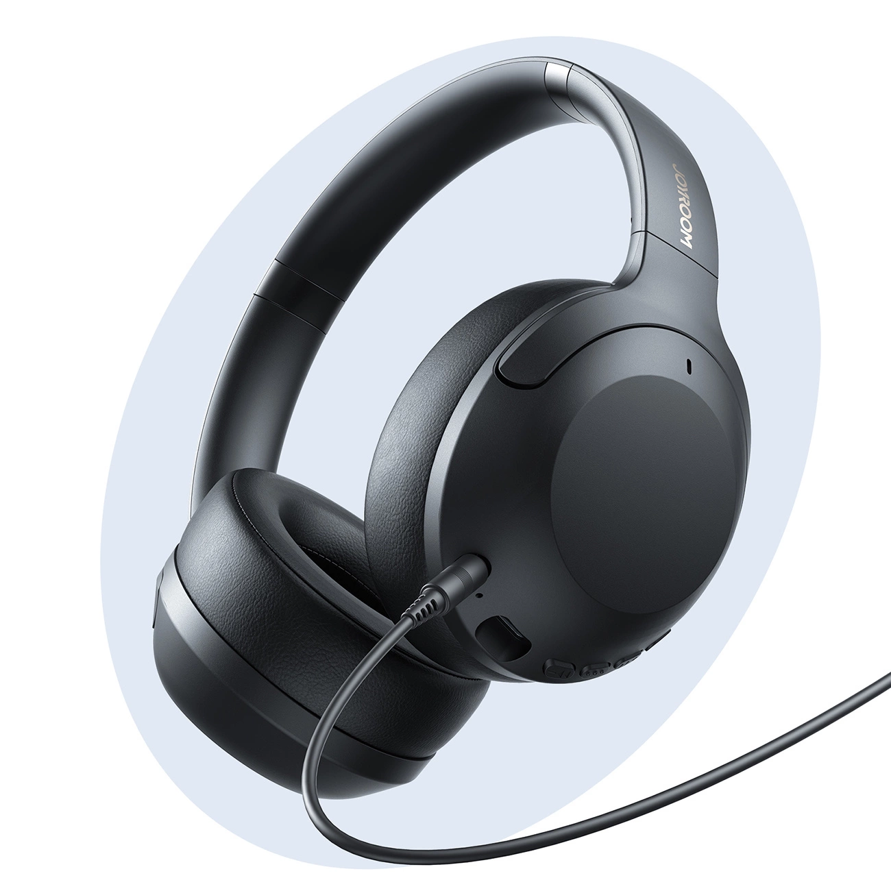 Bluetooth-Headset Joyroom JR-JH2, A2DP, ANC, Schwarz