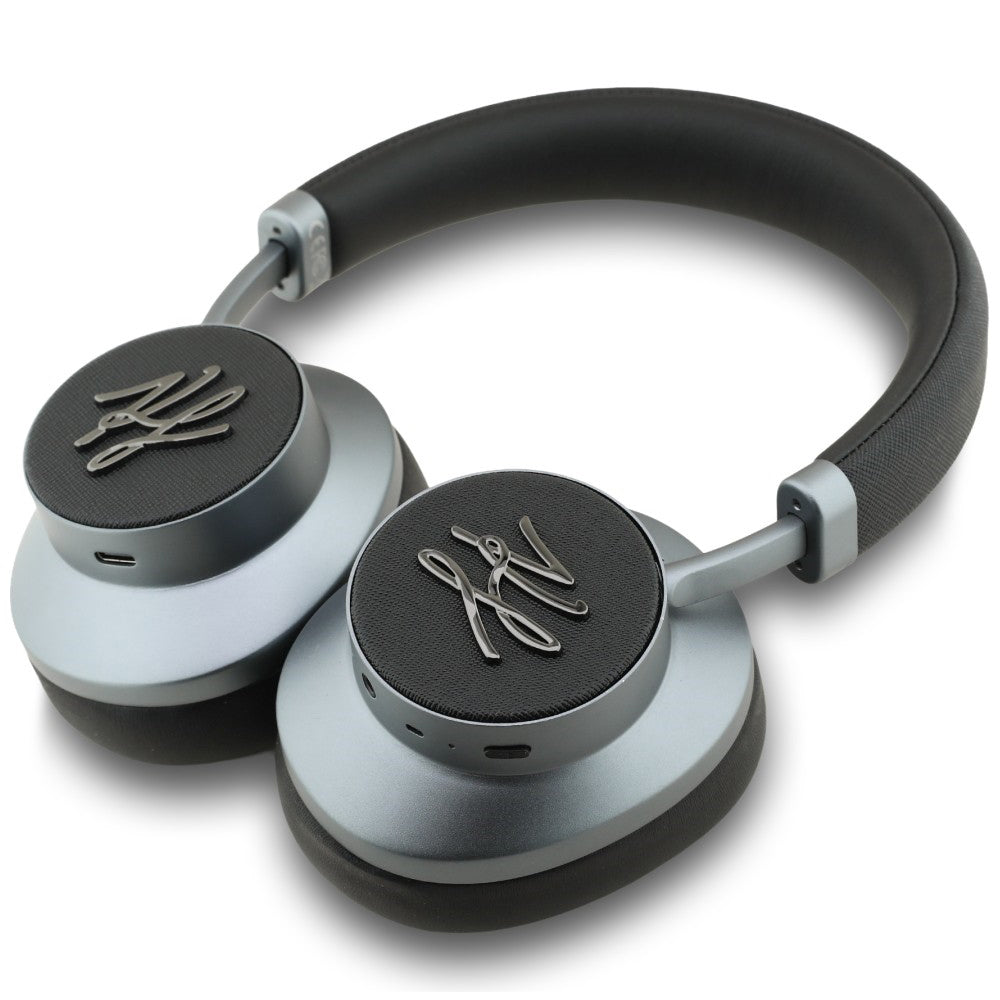 Handsfree Bluetooth Karl Lagerfeld Grained Initials, A2DP, ANC, Schwarz