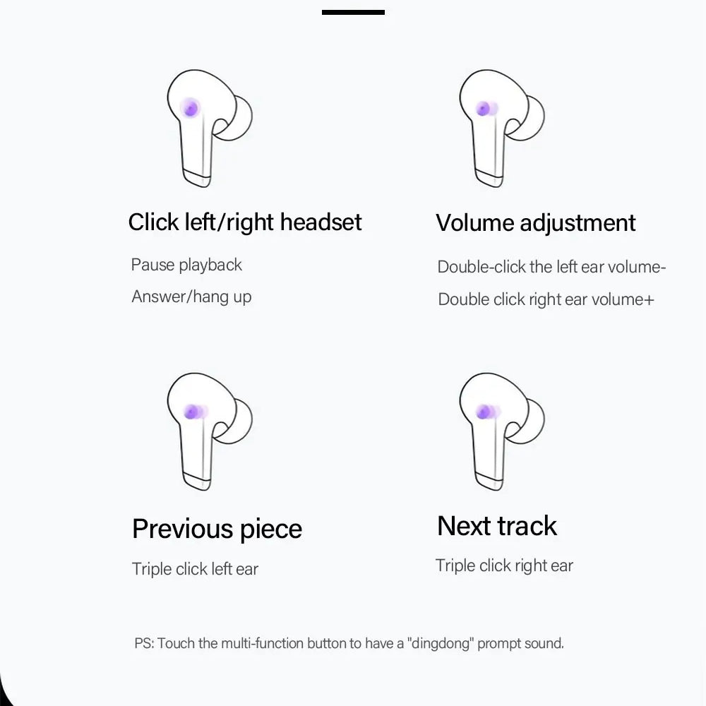 Handsfree Bluetooth Lenovo ThinkPlus LP5, TWS, Weiß