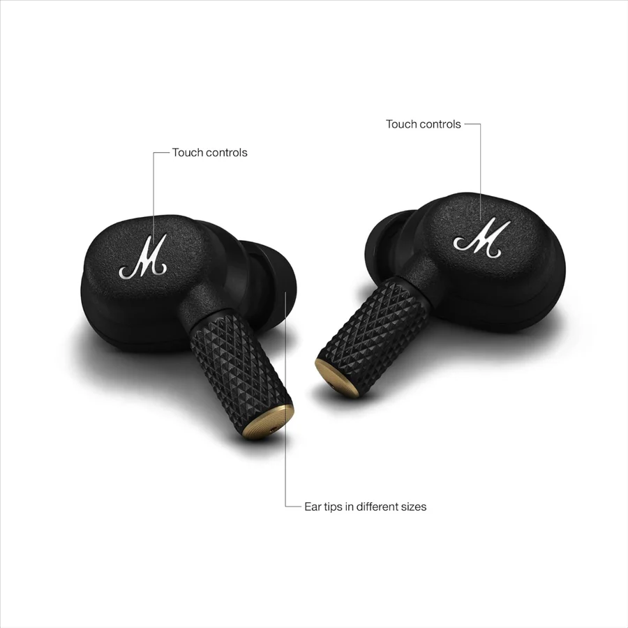 Bluetooth-Freisprecheinrichtung Marshall Motif II, TWS, ANC, Schwarz