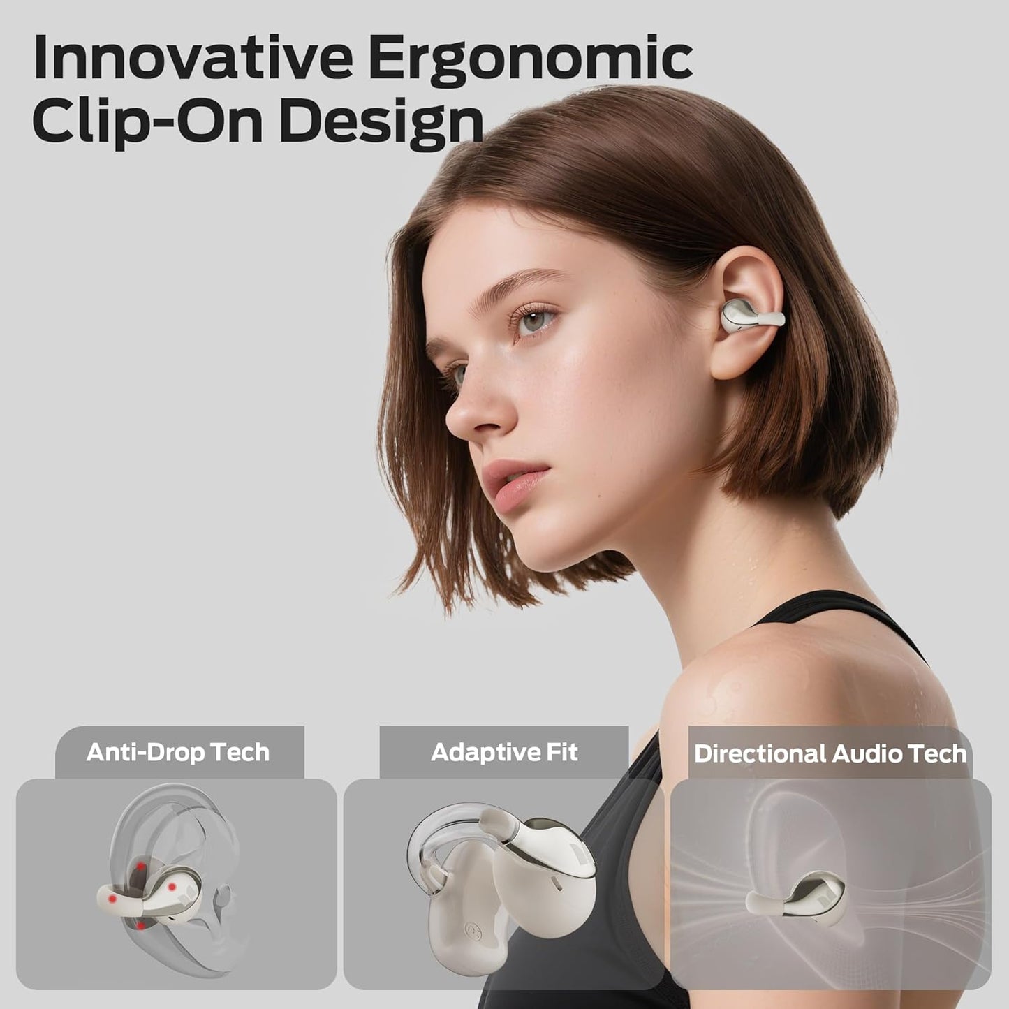 Bluetooth-Headset Monster AC225, TWS, Hellcreme