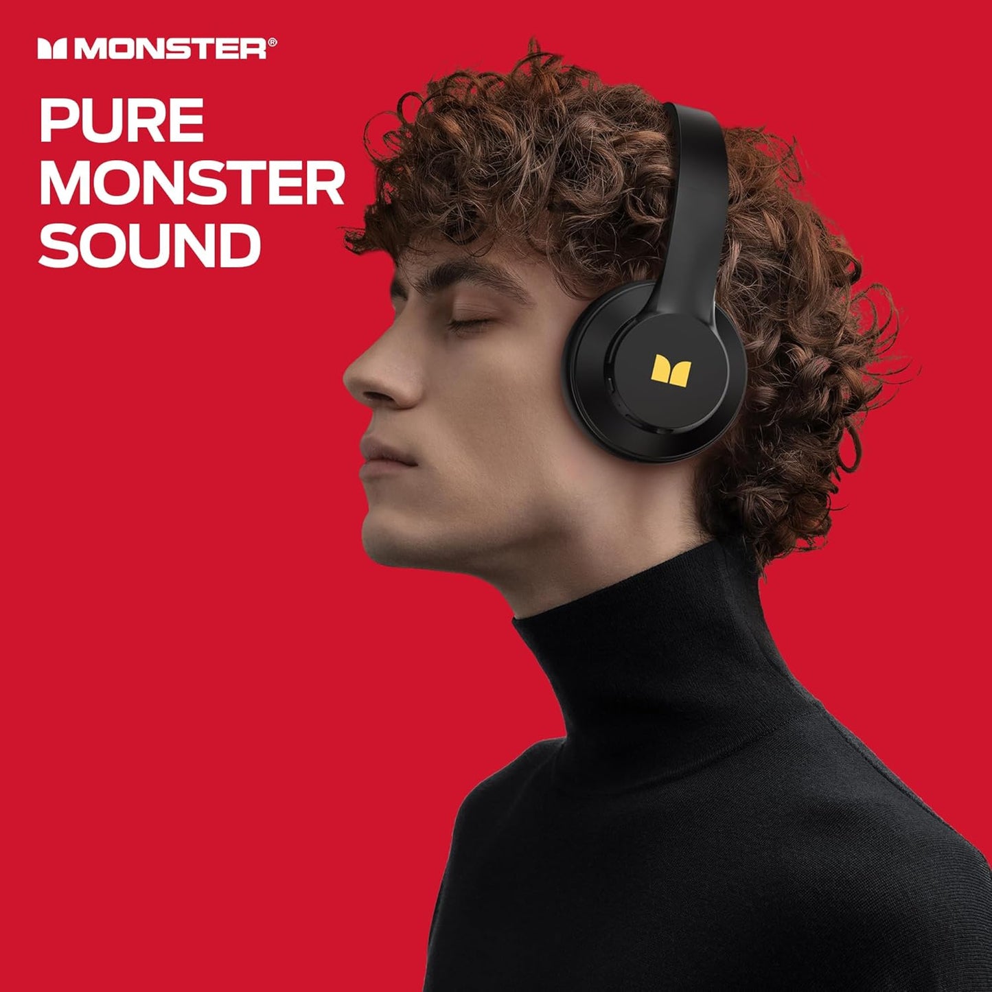 Bluetooth-Freisprecheinrichtung Monster Mission 100, MultiPoint, A2DP, ANC, Schwarz