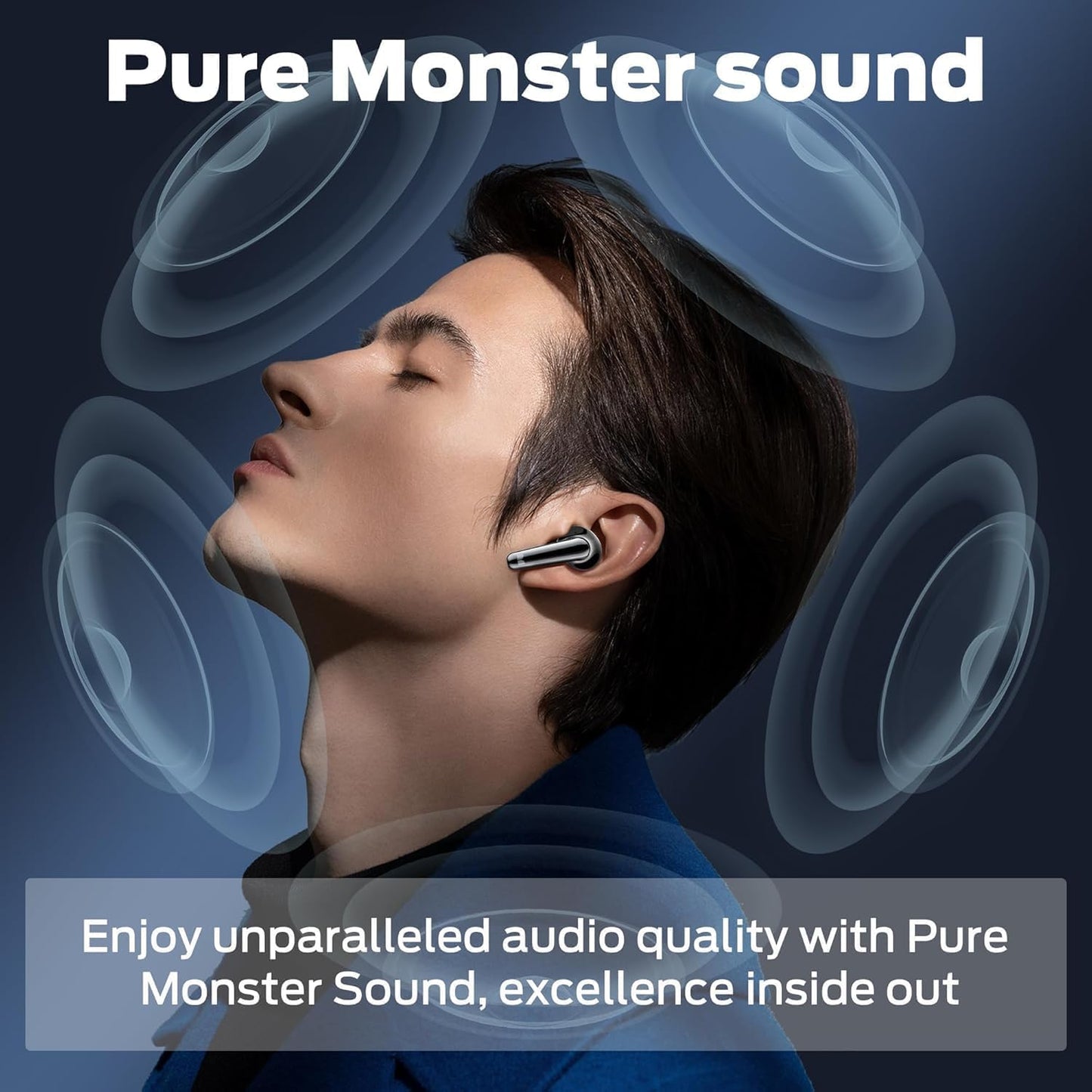 Bluetooth-Freisprecheinrichtung Monster N-Lite 203 AirLinks, TWS, Schwarz