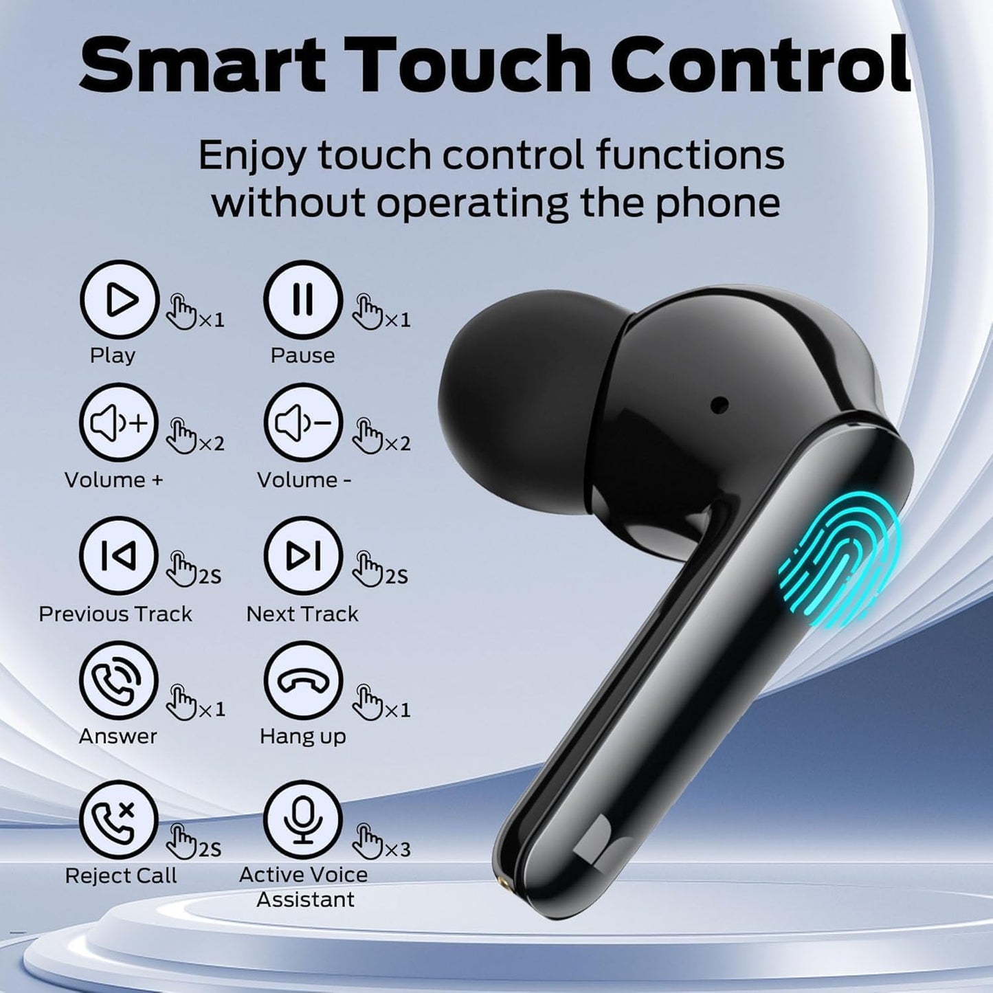 Bluetooth-Freisprecheinrichtung Monster N-Lite 203 AirLinks, TWS, Schwarz