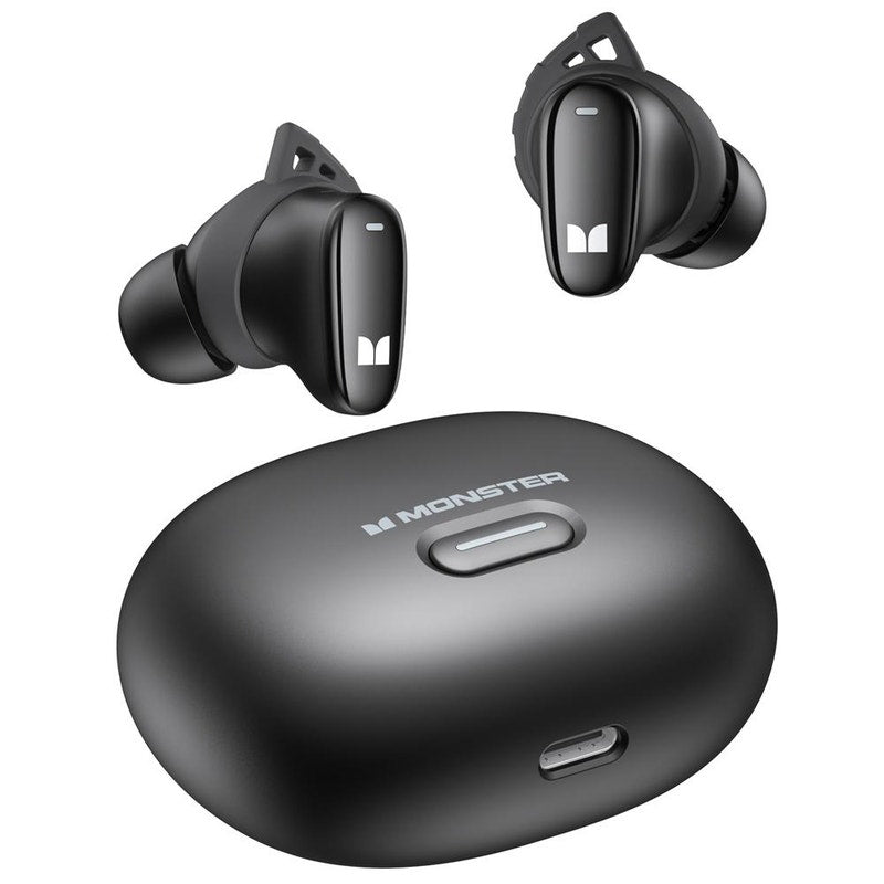 Bluetooth-Headset Monster N-Lite 206, TWS, Schwarz