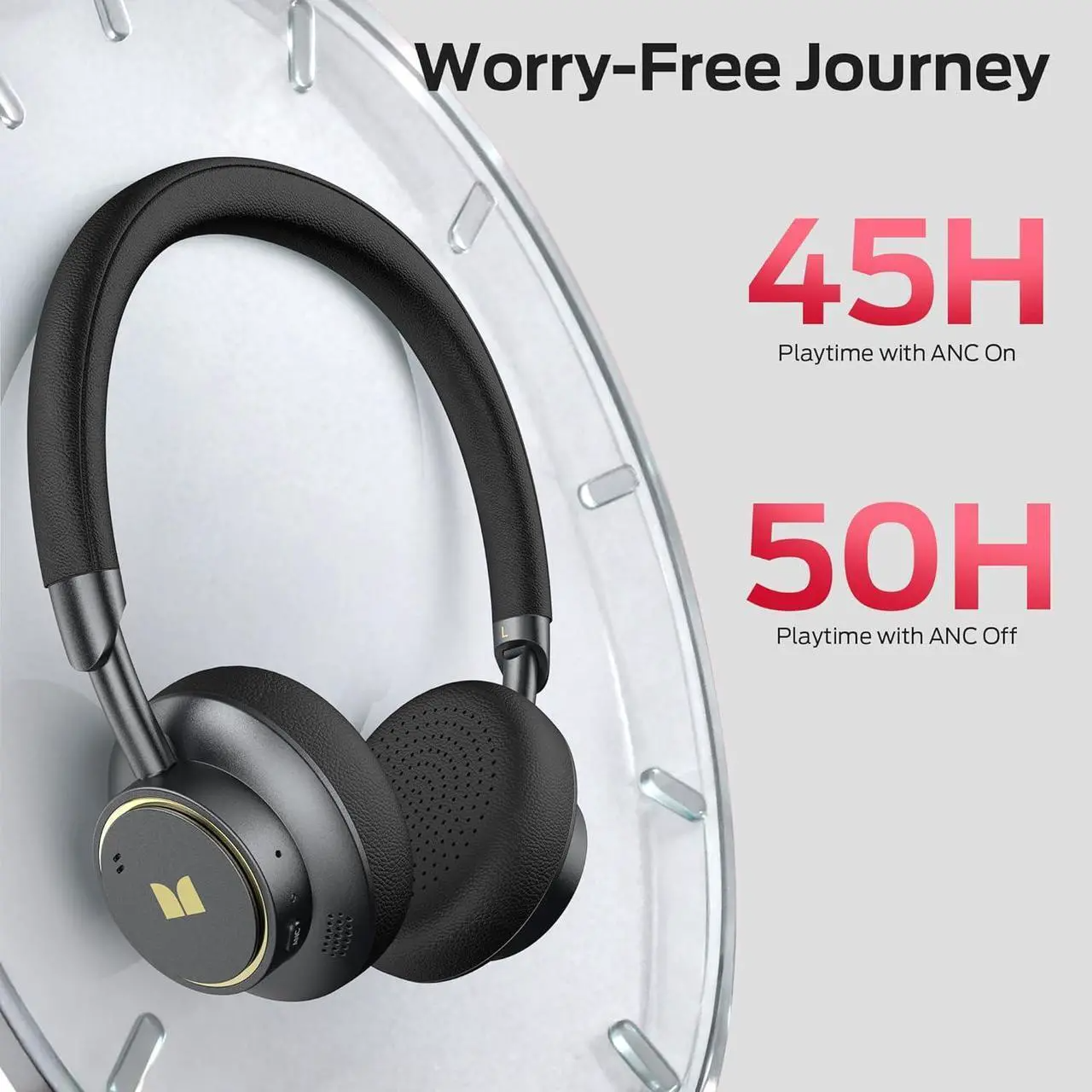 Bluetooth-Headset Monster N-tune mini 02, A2DP, ANC, Schwarz