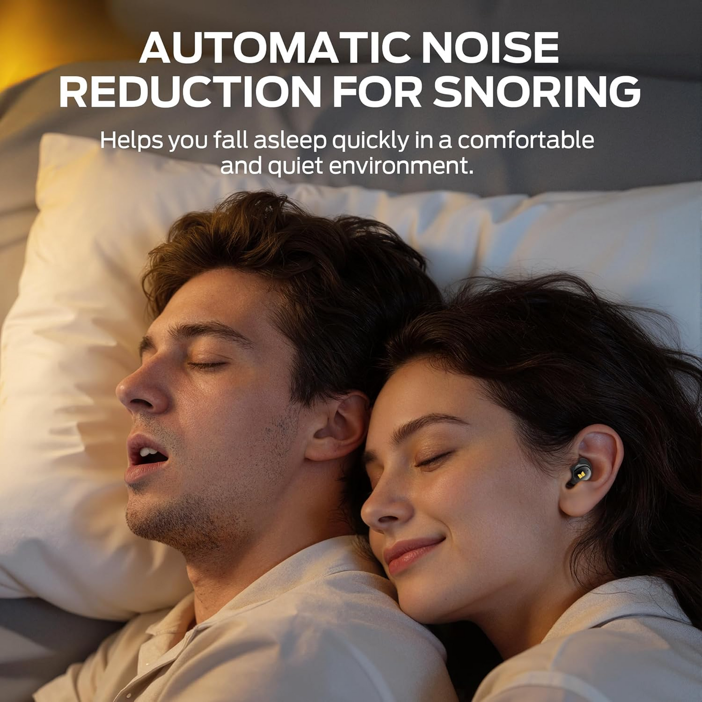 Bluetooth Handsfree Monster Sleep Ear200, TWS, ANC, Black