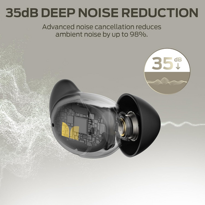 Bluetooth Handsfree Monster Sleep Ear200, TWS, ANC, Black
