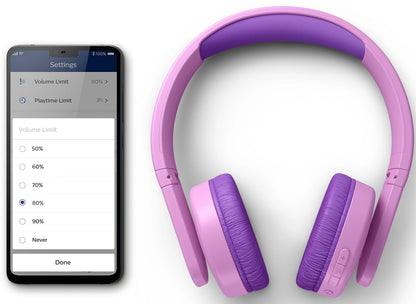 Handsfree Bluetooth Philips Kids, A2DP, Pink TAK4206PK/00