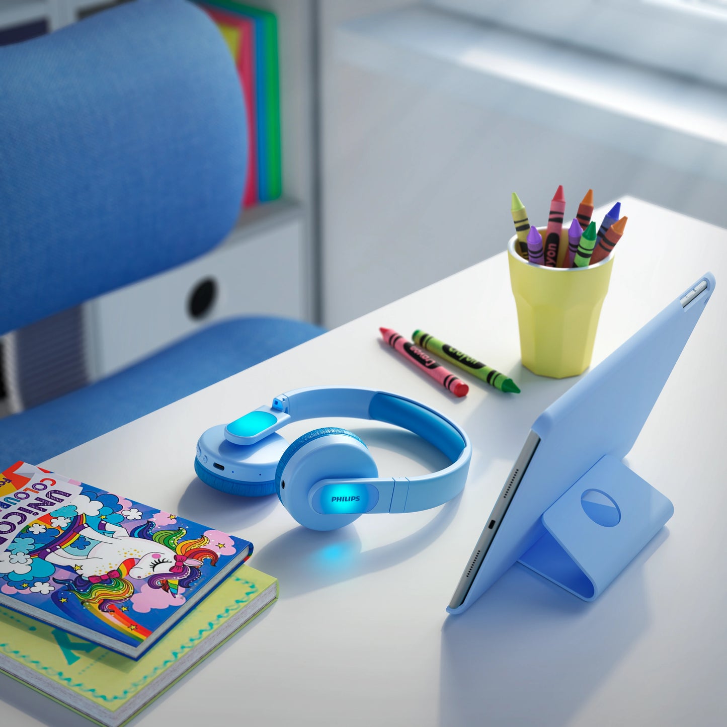 Handsfree Bluetooth Philips Kids, A2DP, Blau TAK4206BL/00