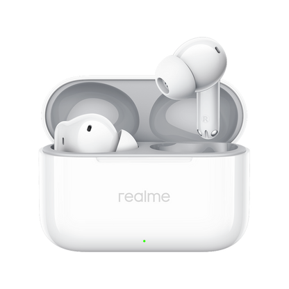 Bluetooth-Freisprecheinrichtung Realme Buds T200, TWS, ANC, MultiPoint, Weiß