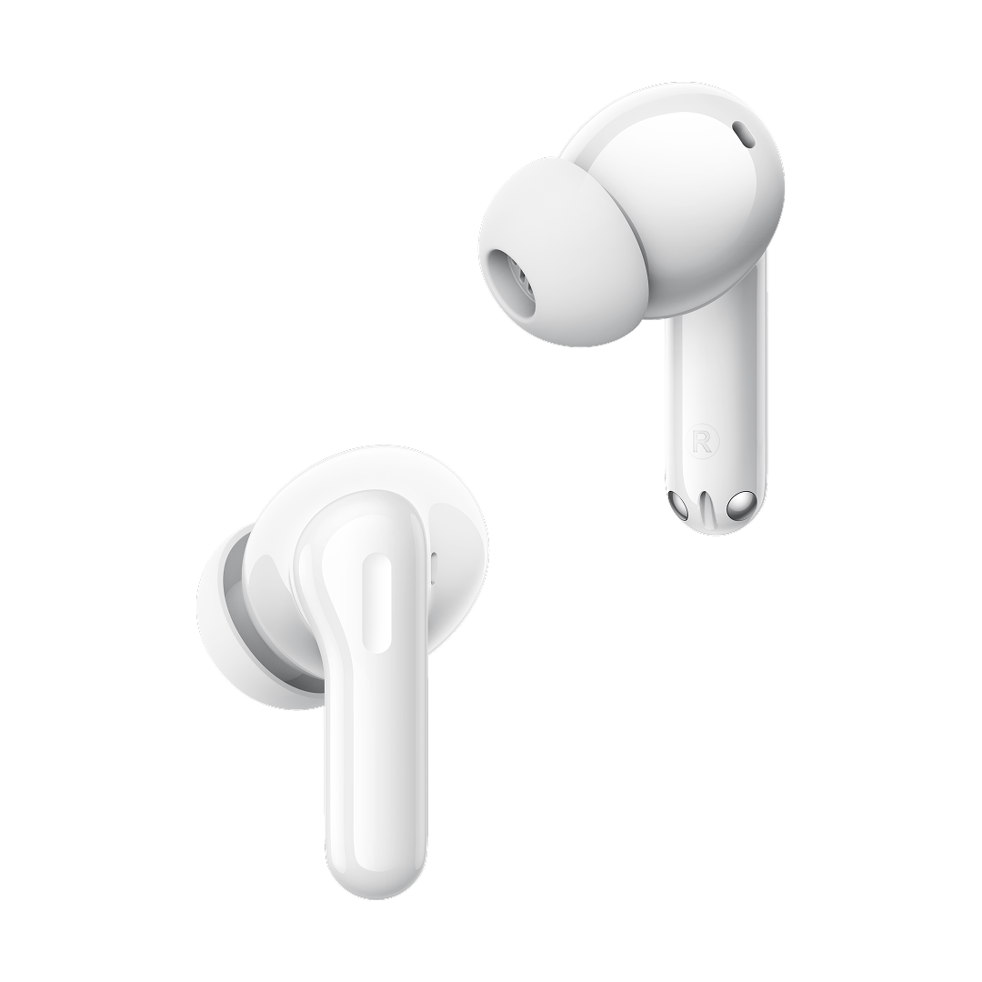 Bluetooth-Freisprecheinrichtung Realme Buds T200, TWS, ANC, MultiPoint, Weiß