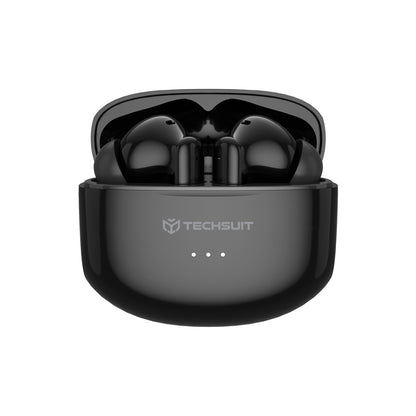 Handsfree Bluetooth Techsuit CW1 Audira Pro, TWS, ANC, Schwarz