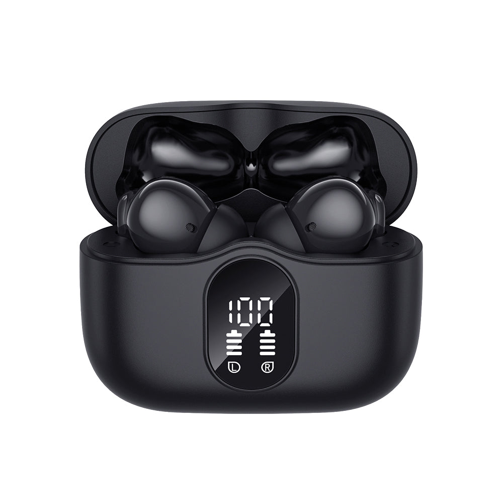 Bluetooth-Freisprecheinrichtung Techsuit CW3 WaveBeat 100, TWS, ANC, Schwarz