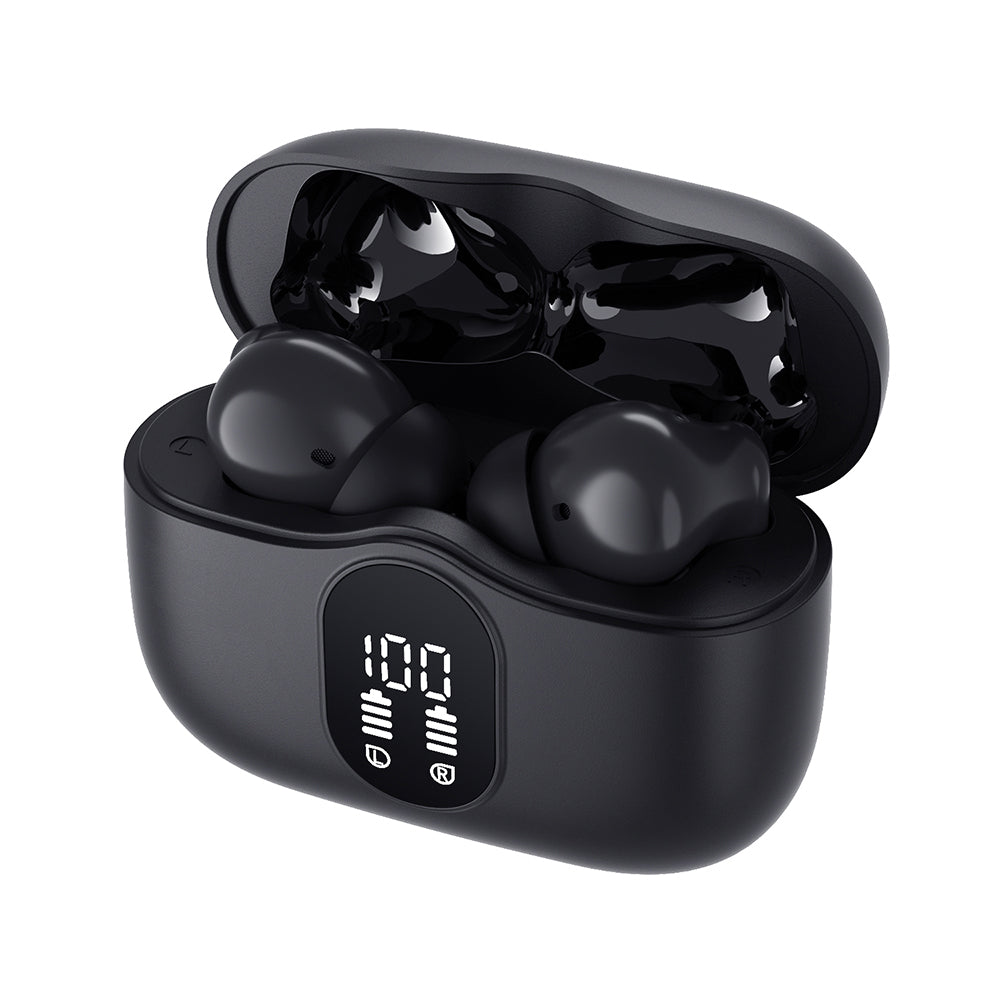 Bluetooth-Freisprecheinrichtung Techsuit CW3 WaveBeat 100, TWS, ANC, Schwarz
