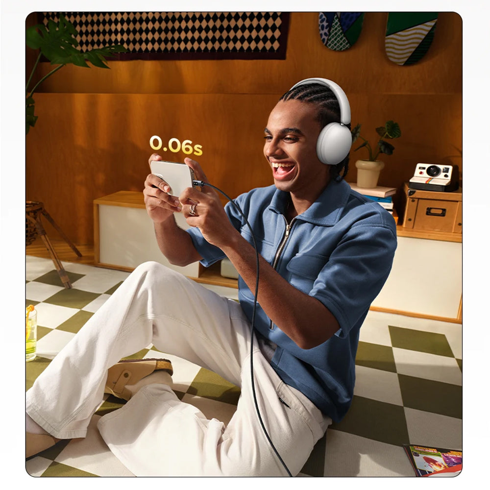 Bluetooth-Freisprecheinrichtung UGREEN HiTune Max 2 HP205, MultiPoint, A2DP, ANC, Schwarz