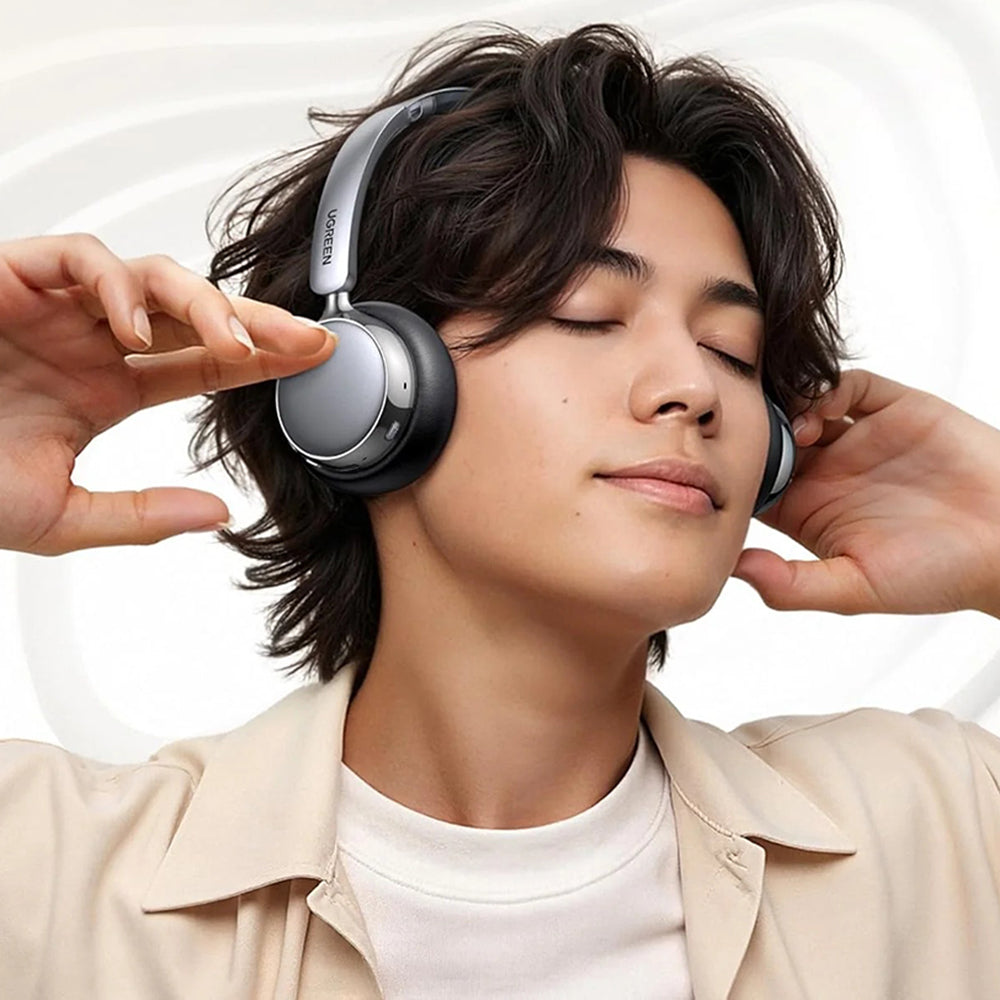 UGREEN HiTune Studio Plus HP207 Bluetooth Handsfree, A2DP, ANC, Silver
