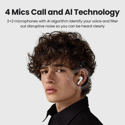 Handsfree Bluetooth UGREEN HiTune T3 Pro WS206, TWS, ANC, MultiPoint, Weiß