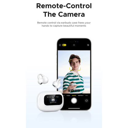 Handsfree Bluetooth UGREEN S6 ClipBuds Magic WS208, TWS, Weiß