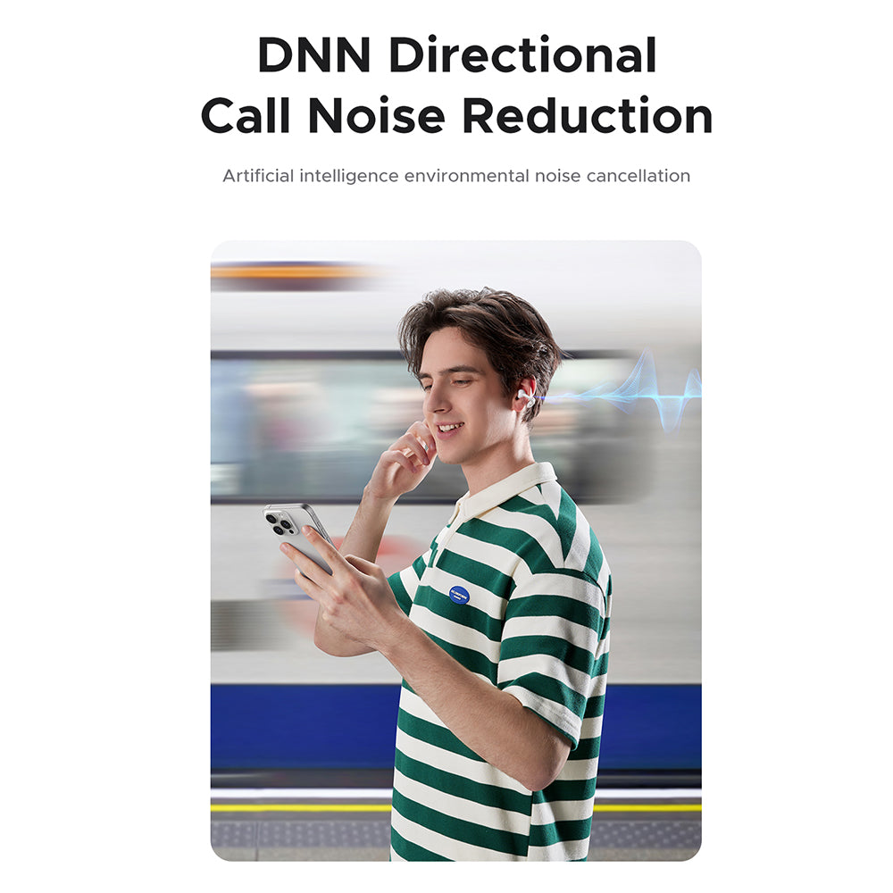 Handsfree Bluetooth UGREEN S6 ClipBuds Magic WS208, TWS, Weiß