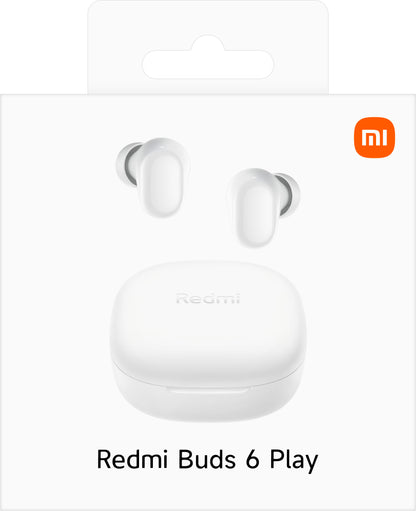 Freisprecheinrichtung Bluetooth Xiaomi Redmi Buds 6 Play, TWS, ANC, Weiß BHR8773GL