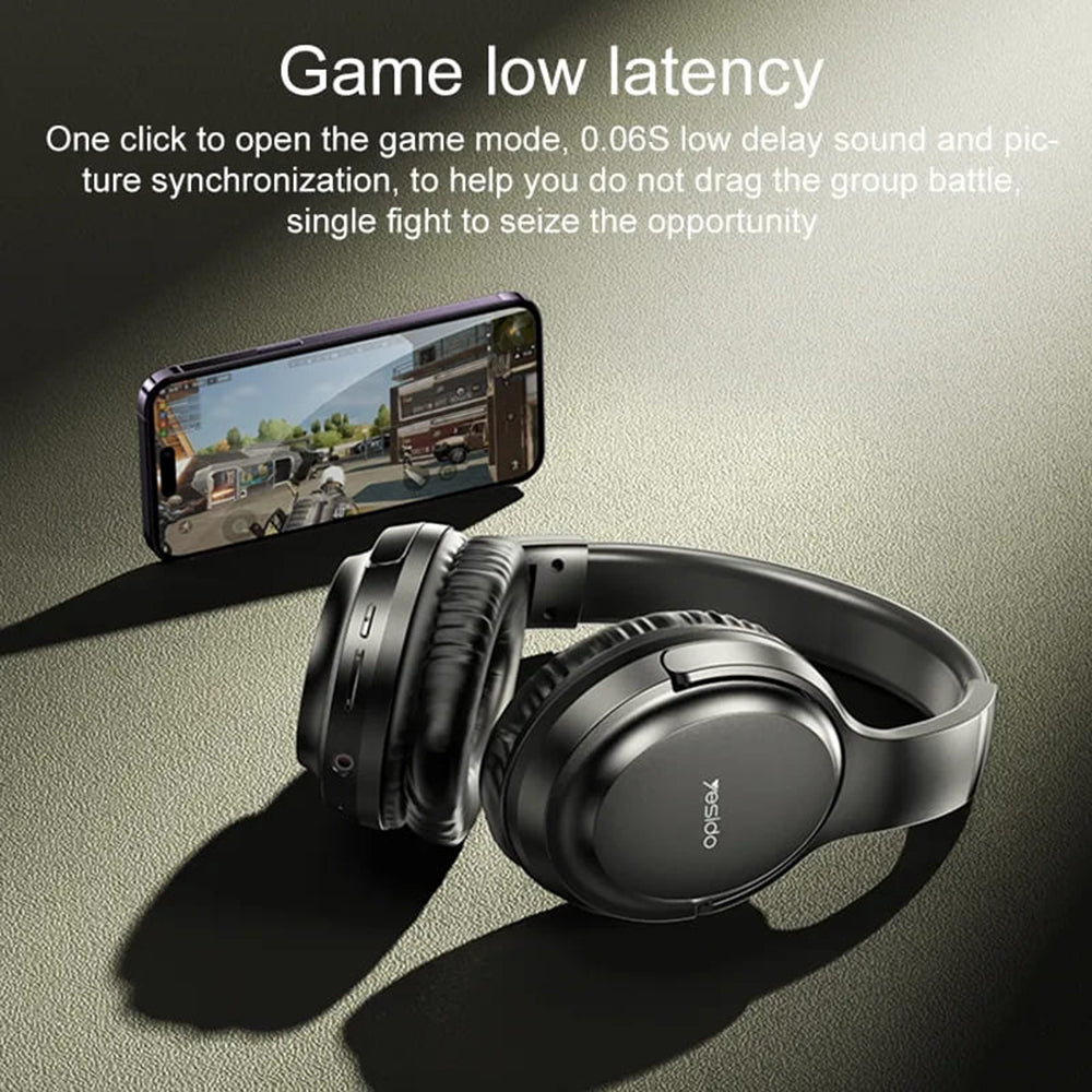Handsfree Bluetooth Yesido EP04, A2DP, Schwarz