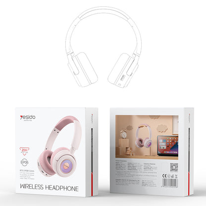 Handsfree Bluetooth Yesido EP06 Kids, A2DP, Schwarz