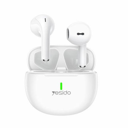 Handsfree Bluetooth Yesido TWS18, TWS, Weiß