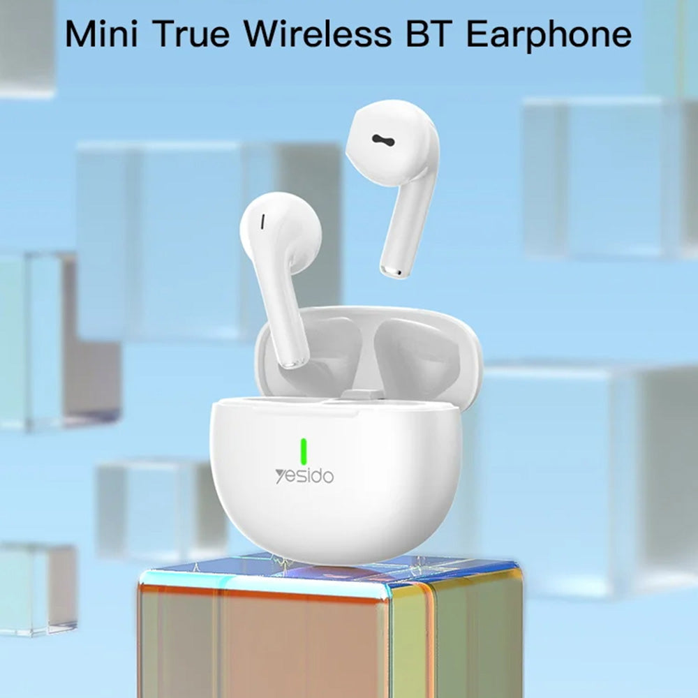 Handsfree Bluetooth Yesido TWS18, TWS, Weiß