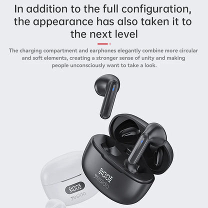 Handsfree Bluetooth Yesido TWS19, TWS, Schwarz