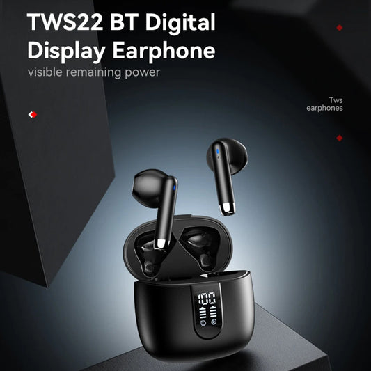 Handsfree Bluetooth Yesido TWS22, TWS, Schwarz