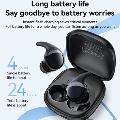 Handsfree Bluetooth Yesido TWS30, TWS, ANC, Schwarz