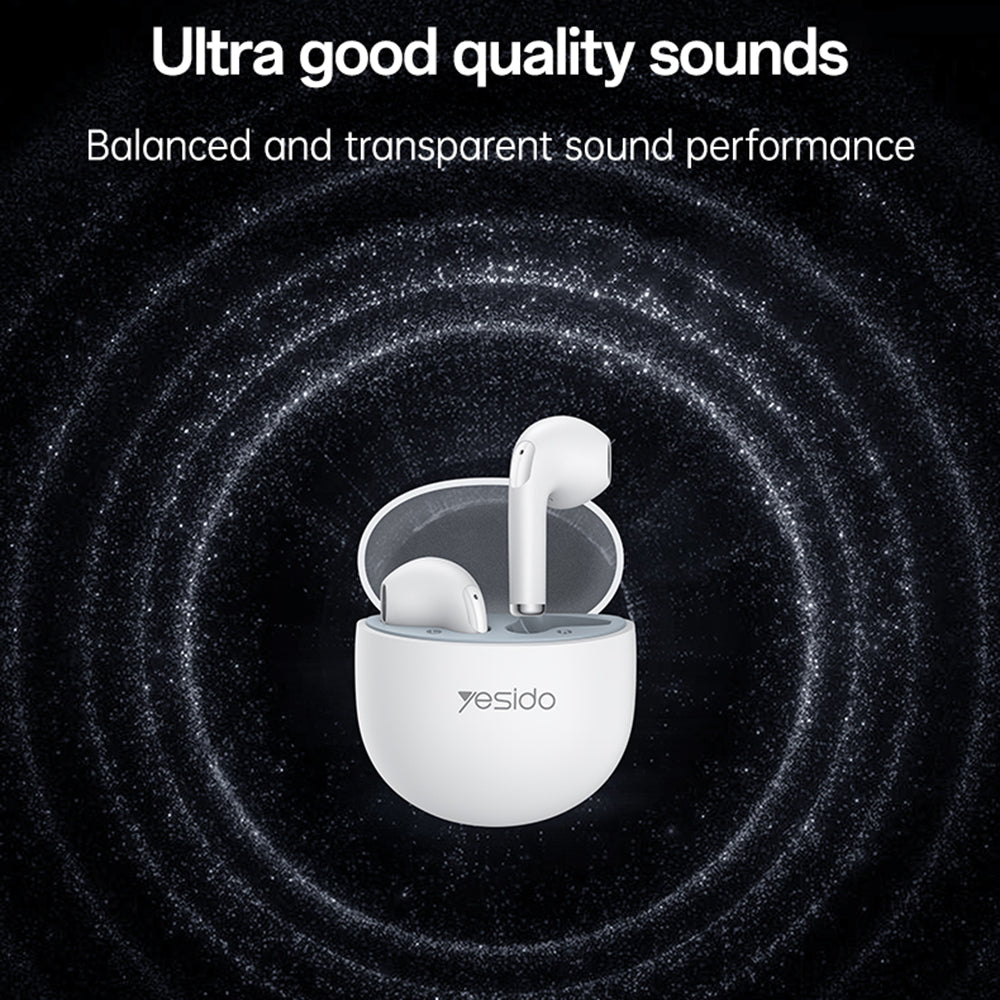 Handsfree Bluetooth Yesido TWS35, TWS, Weiß