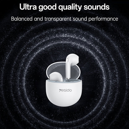 Handsfree Bluetooth Yesido TWS35, TWS, Weiß