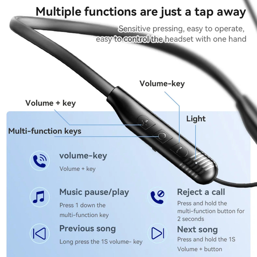 Handsfree Bluetooth Yesido YSP20, A2DP, Schwarz