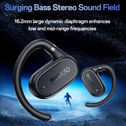 Handsfree Bluetooth Yesido YSP25, TWS, Schwarz