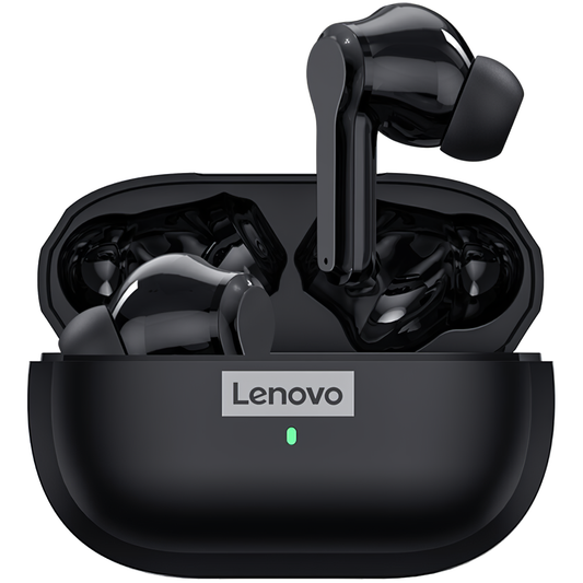 Freisprecheinrichtung Bluetooth Lenovo LP1S, TWS, Schwarz