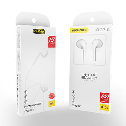 Handsfree 3.5mm Dudao X10S, White
