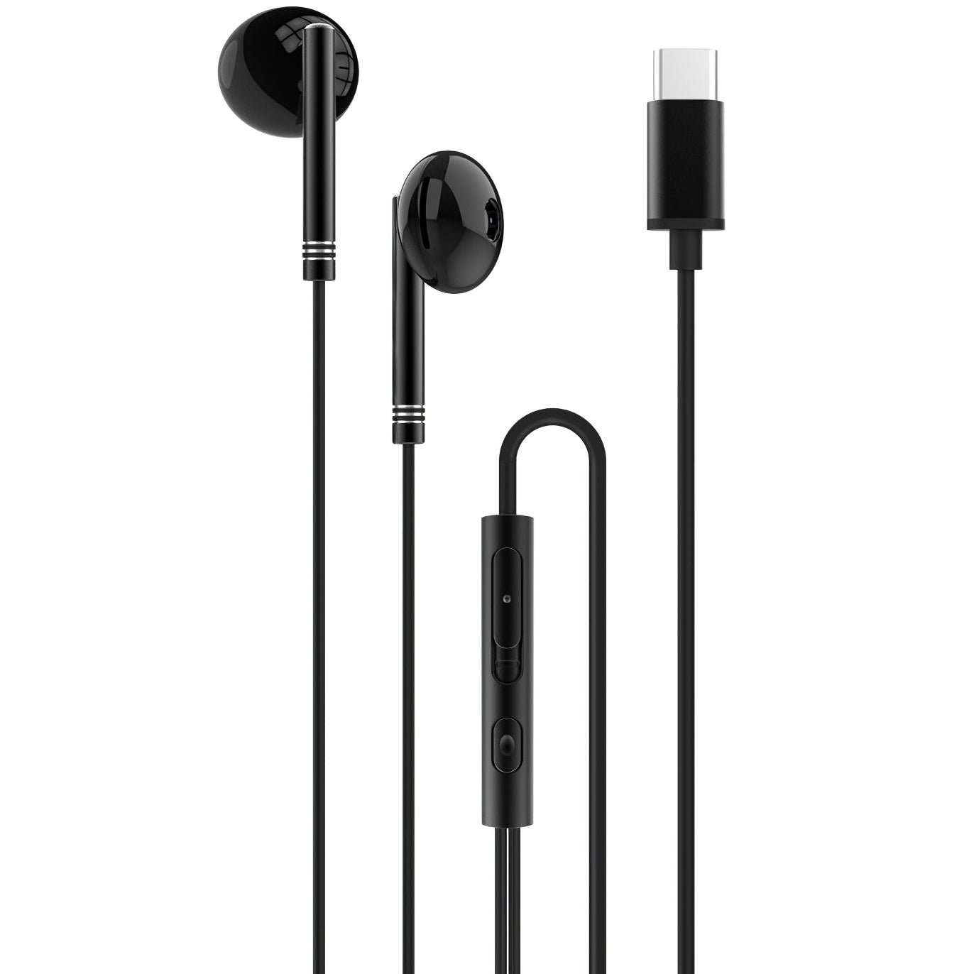 Handsfree USB-C XO Design EP29, Schwarz