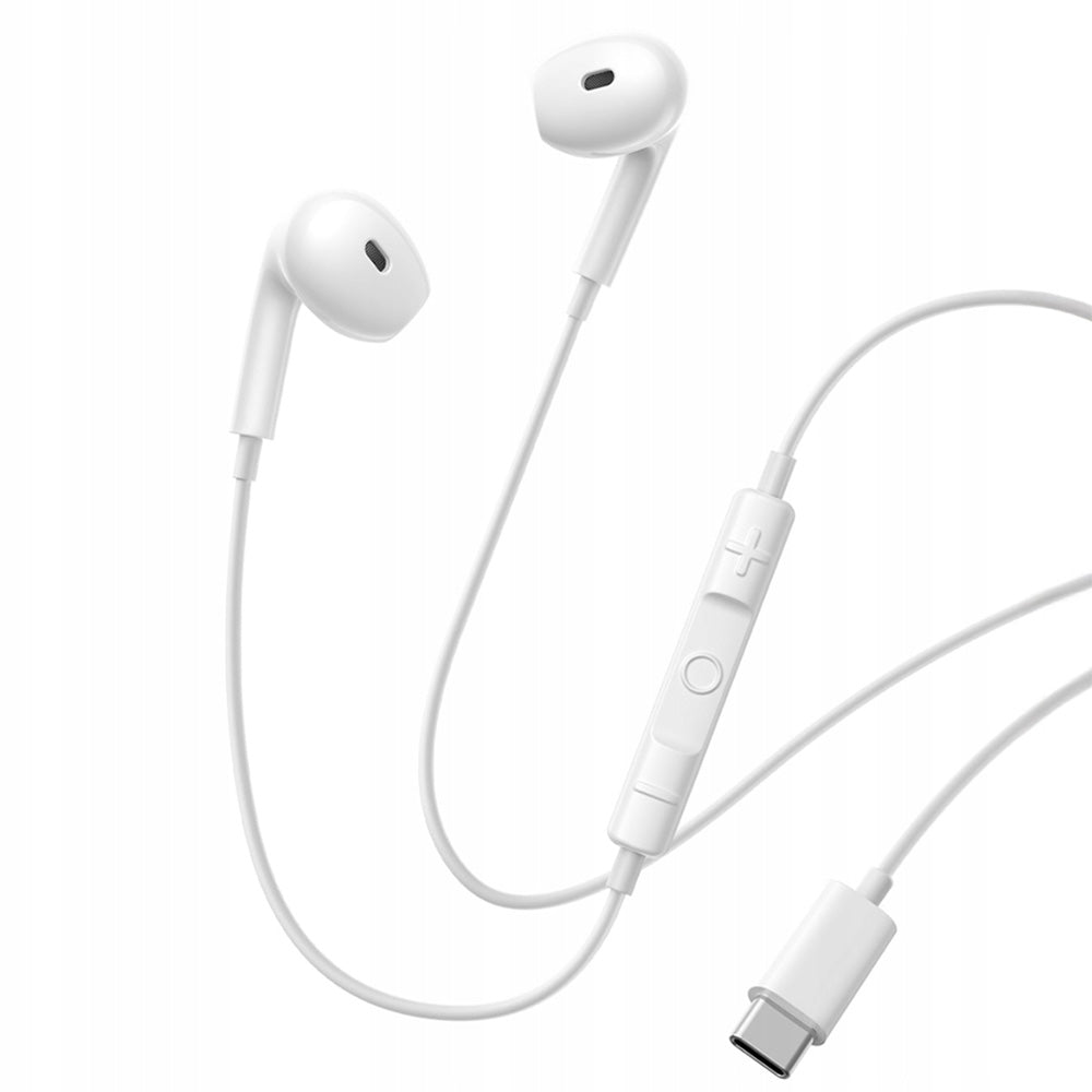 Проводная гарнитура Baseus Encok CZ19 Type-C White с пультом управления